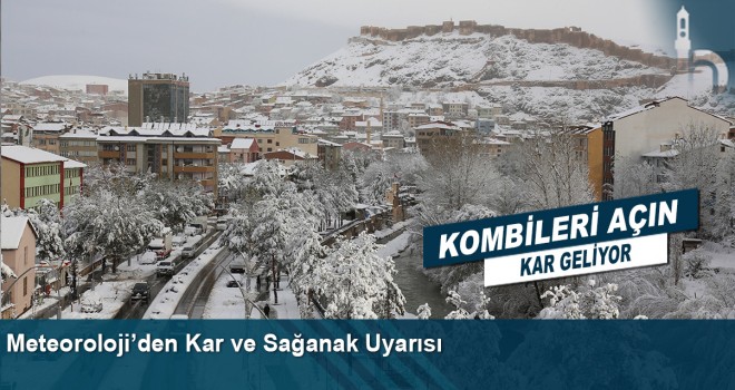 Meteoroloji'den Kar ve Sağanak Uyarısı