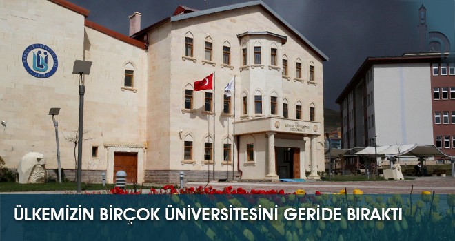 Bayburt Üniversitesi, Ülkemizin Birçok Üniversitesini Geride Bıraktı