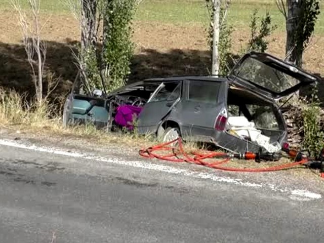 Çiğdemlik Köyü Mevkiinde Kaza: 1 Ölü 3 Yaralı